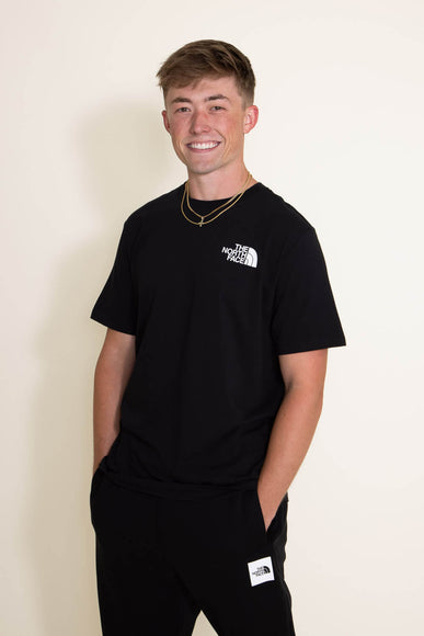 The North Face Box Logo T-Shirt for Men in Black