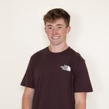 The North Face Box Logo T-Shirt for Men in Brown