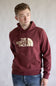 The North Face Edge Of Light Half Dome Hoodie for Men in Red