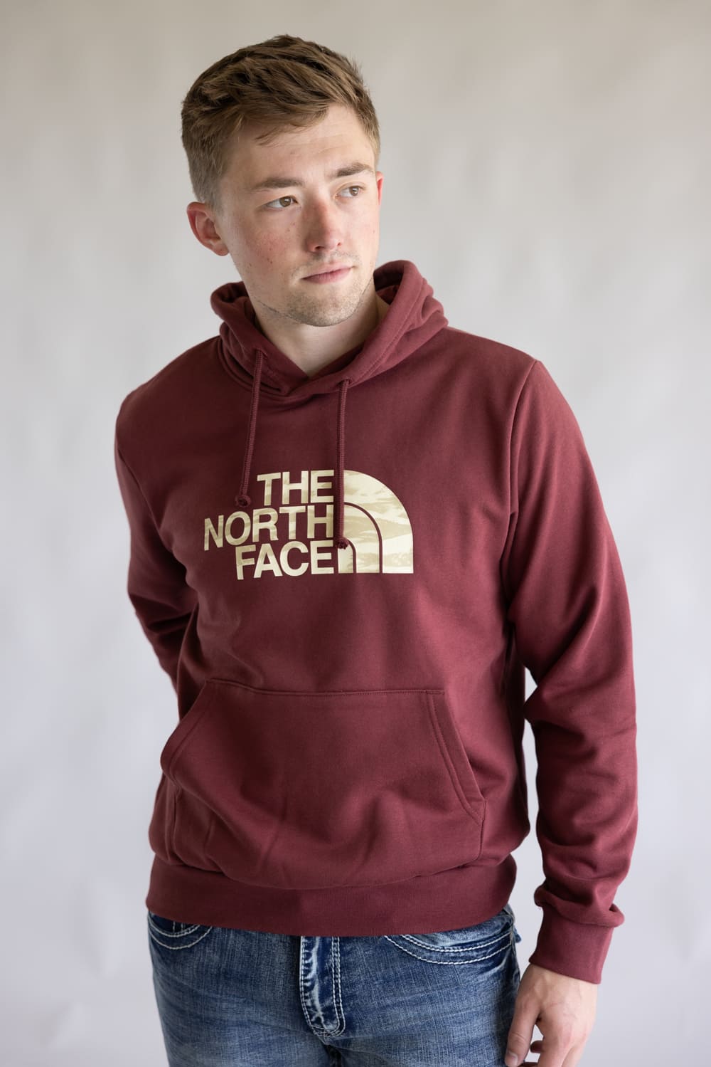 The North Face Edge Of Light Half Dome Hoodie for Men in Red