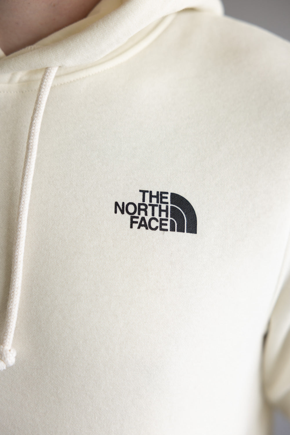 The North Face Evolution Half Dome Hoodie for Men in White Dune