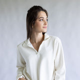 The North Face Evolution ¼ Zip for Women in White Dune