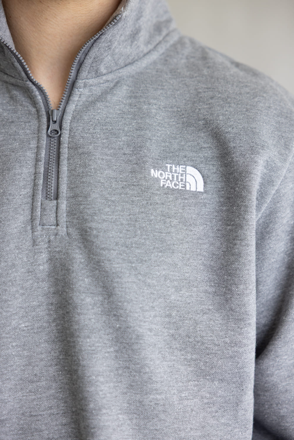 The North Face Evolution Simple Dome ¼ Zip Neck for Men in Grey