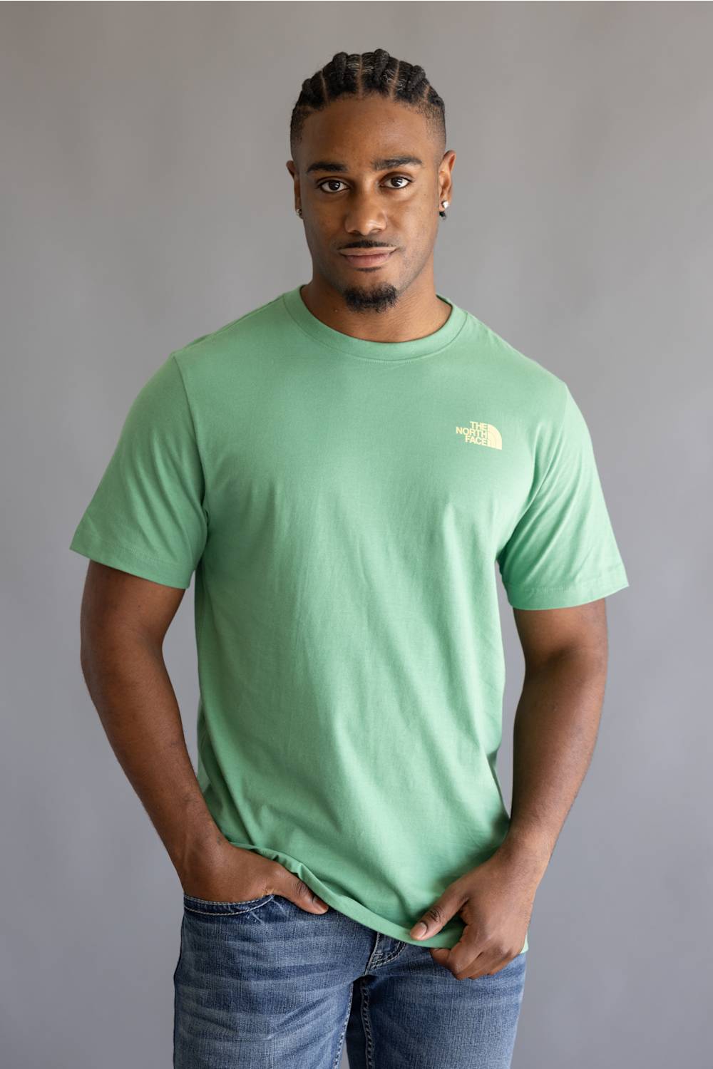 The North Face Explore Postcard T-Shirt for Men in Green