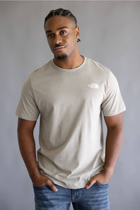 The North Face Explore Postcard T-Shirt for Men in Stone