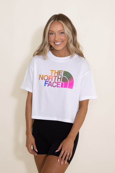 The North Face Pride Half Dome Cropped T-shirt for Women in White