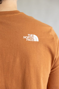 The North Face Half Dome T-Shirt for Men in Burnt Orange