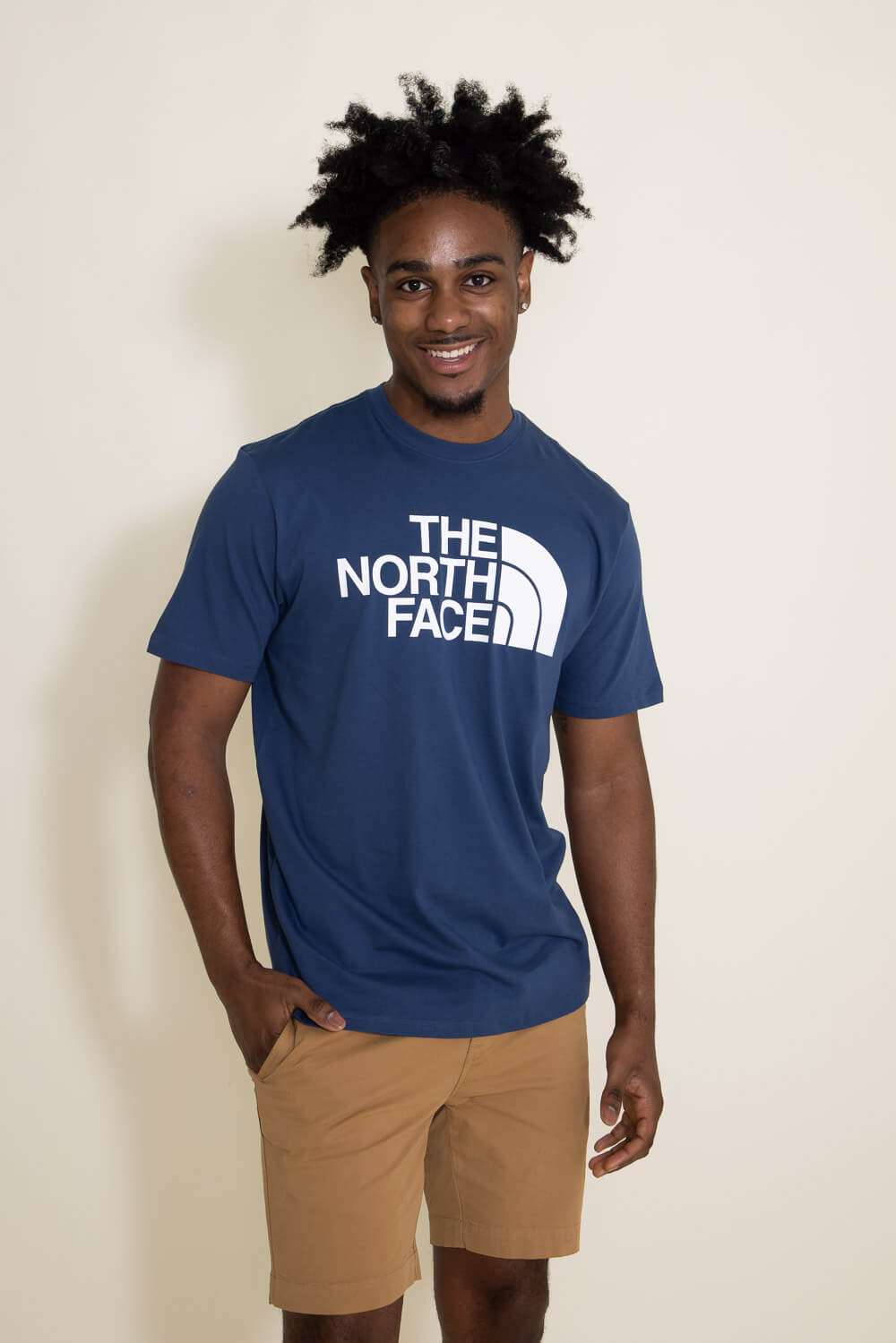 Men's The North Face Half Dome T-Shirt Large Shady Blue/TNF White
