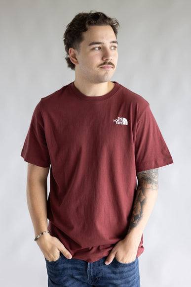 The North Face Half Dome T-Shirt for Men in Sumac Red