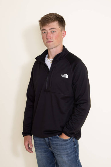 The North Face Canyonlands 1/2 Zip Pullover for Men in Black