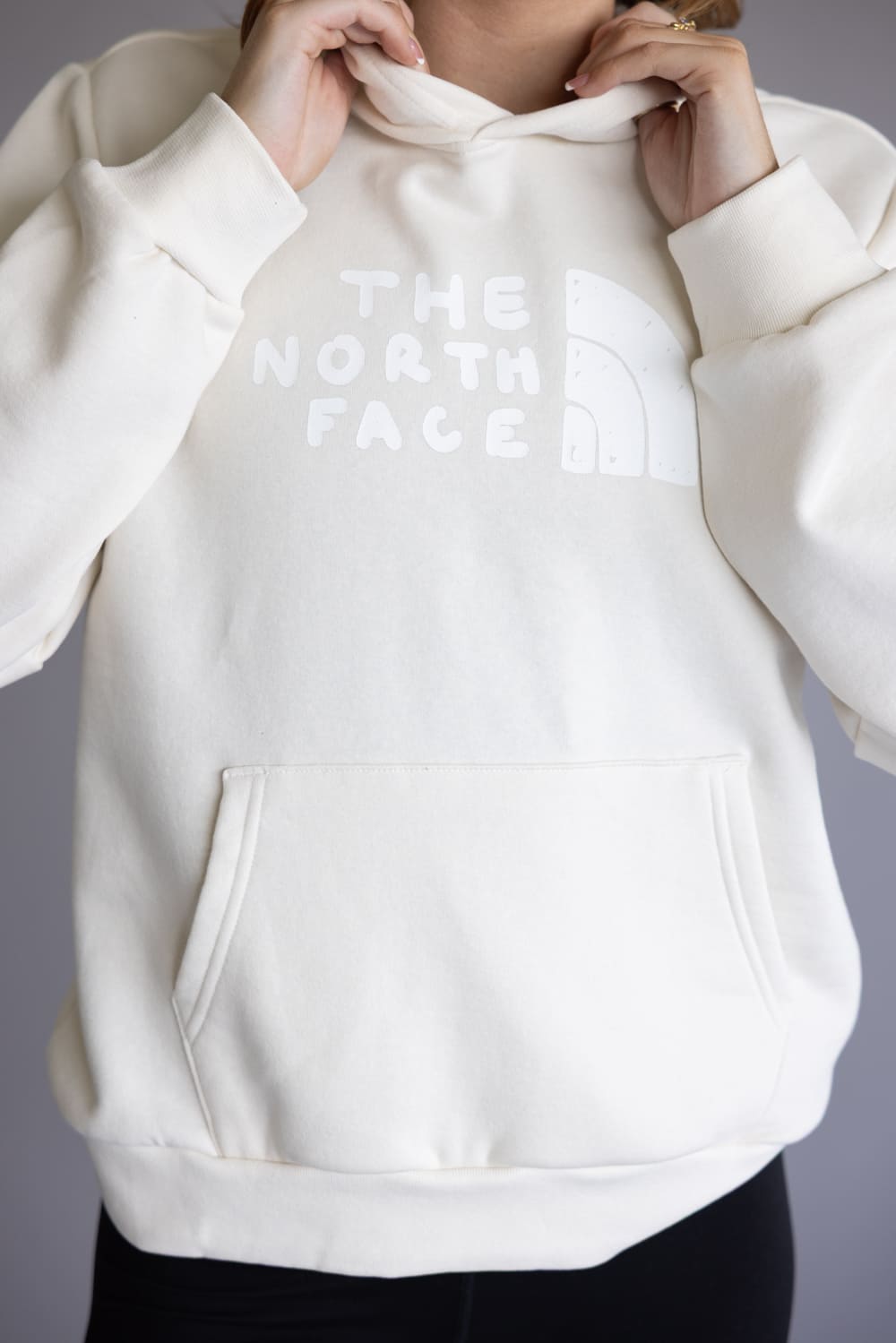 The North Face Sketch Evolution Half Dome Hoodie for Women in White