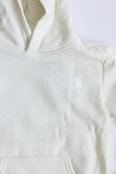 The North Face Teen Evolution Box Hoodie in White Dune