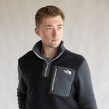 The North Face Yumiori Fleece Quarter Zip for Men in Grey/Black