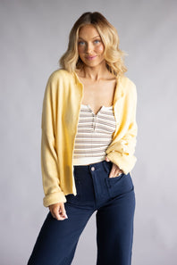 Things Between Piper Cardigan for Women in Honey