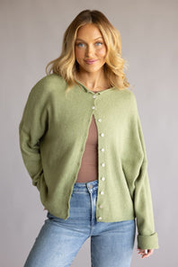Things Between Piper Cardigan for Women in Sage