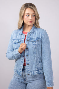 Thread & Supply Jackie Denim Jacket for Women in Medium Wash