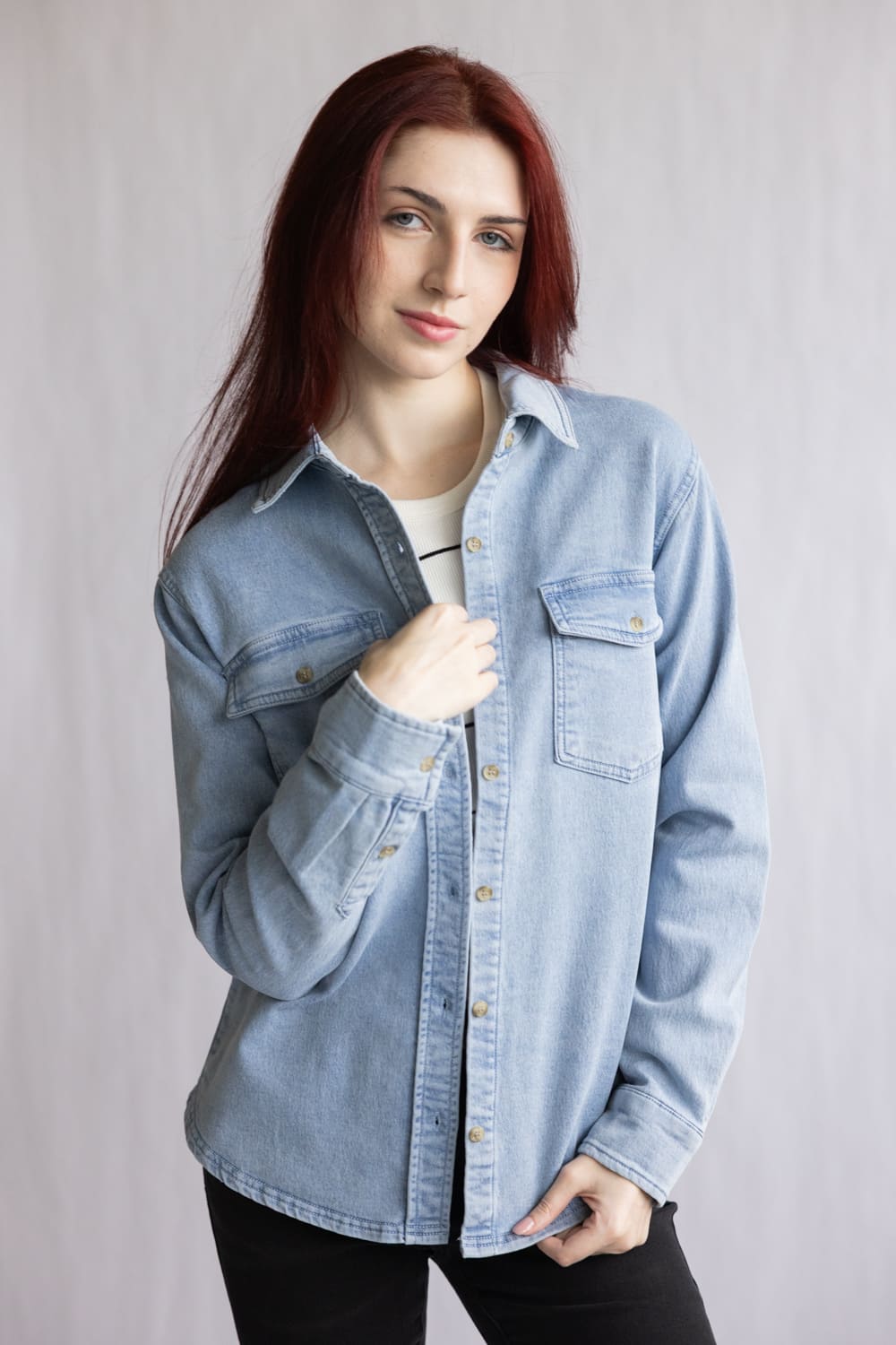 Thread & Supply Rylee Shirt for Women in Denim