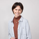 Thread & Supply Lewis Soft Luxe Button Up Shirt for Women in Medium Grey Heather