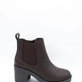 Top Moda Bianca Lug Booties for Women in Brown