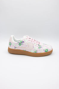 Top Moda Remus Floral Sneakers for Women in Pink