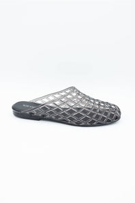 Top Moda Solar Jellie Slide Sandals for Women in Black