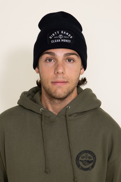 Troll Co. Classic Beanie for Men in Black