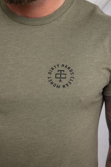 Troll Co Twisting Wrenches T-Shirt for Men in Green