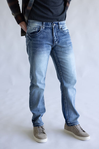 True Luck Ballen Straight Leg Jeans for Men