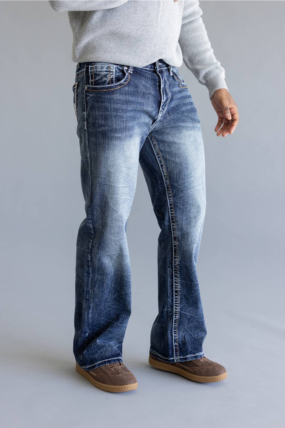 True Luck Camillo Relaxed Bootcut Jeans for Men