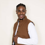 Union Canyon Vest for Men in Tan Brown