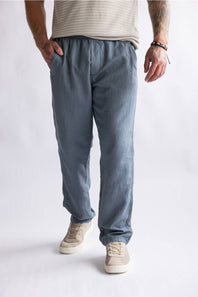 Union Pacifica Linen Pants for Men in Gravity