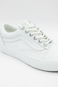 Vans Old Skool Leather Sneakers in White
