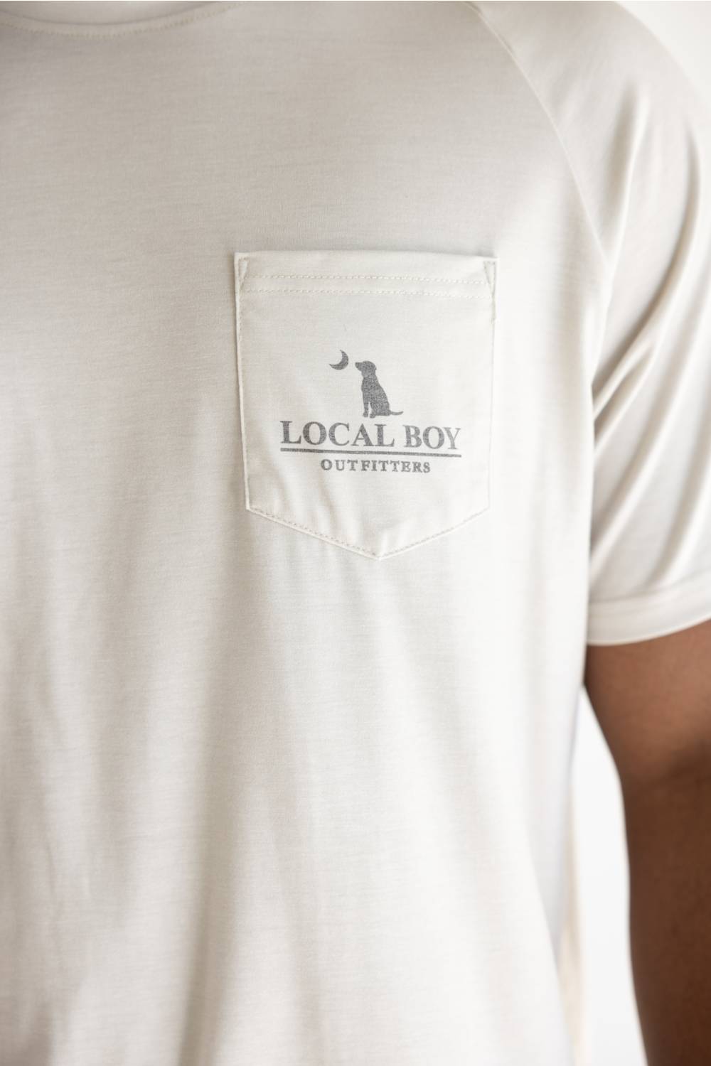 Local Boy Vintage Camo Logo T-Shirt for Men in Sand | L1410013-SND-SAND