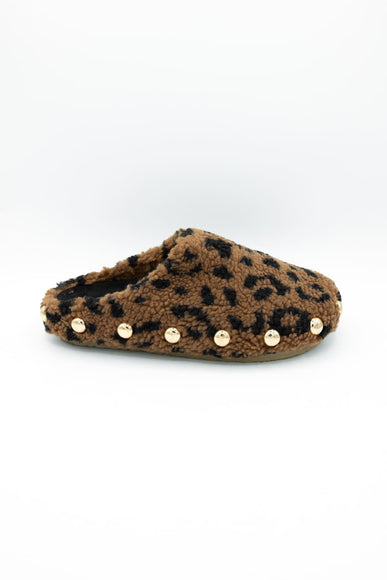 Vintage Havana Thrill Leopard Slippers for Women in Brown