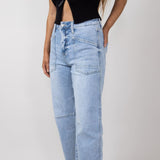 Vervet High Rise Baggy Barrel Jeans for Women