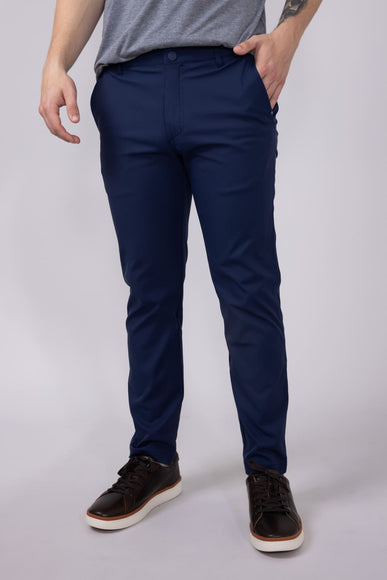 Vintage Summer Perf Flex Pants for Men in Navy