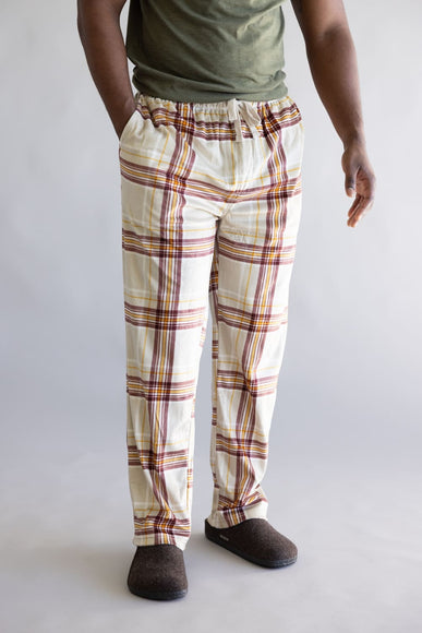Weatherproof Silky Lounge Pants for Men in Oatmeal