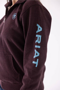 plum sweatshirt on women