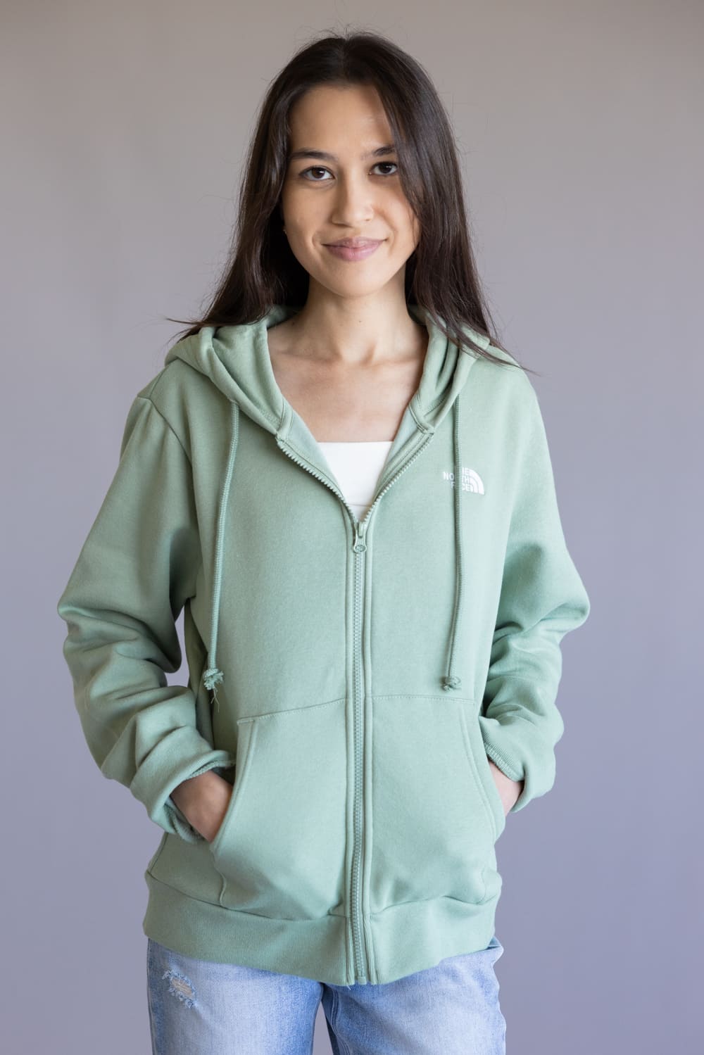 The North Face Evolution Simple Dome Full Zip Hoodie for Women in - Main Image