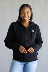 The North Face Evolution Simple Dome Full Zip Hoodie for Women in Black