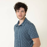 WearFirst Knit Dry Martini Shirt for Men in Orion Blue