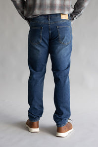 Weatherproof Vintage Athletic Jeans for Men in Riverstone