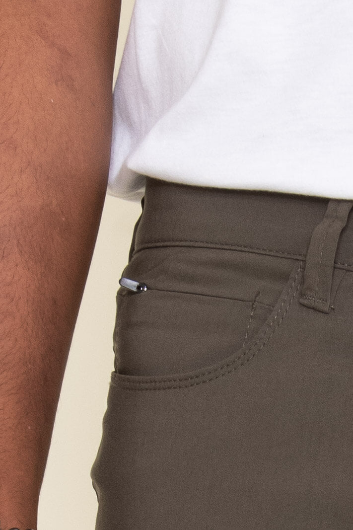 Weatherproof Vintage Faille Pants for Men in Olive