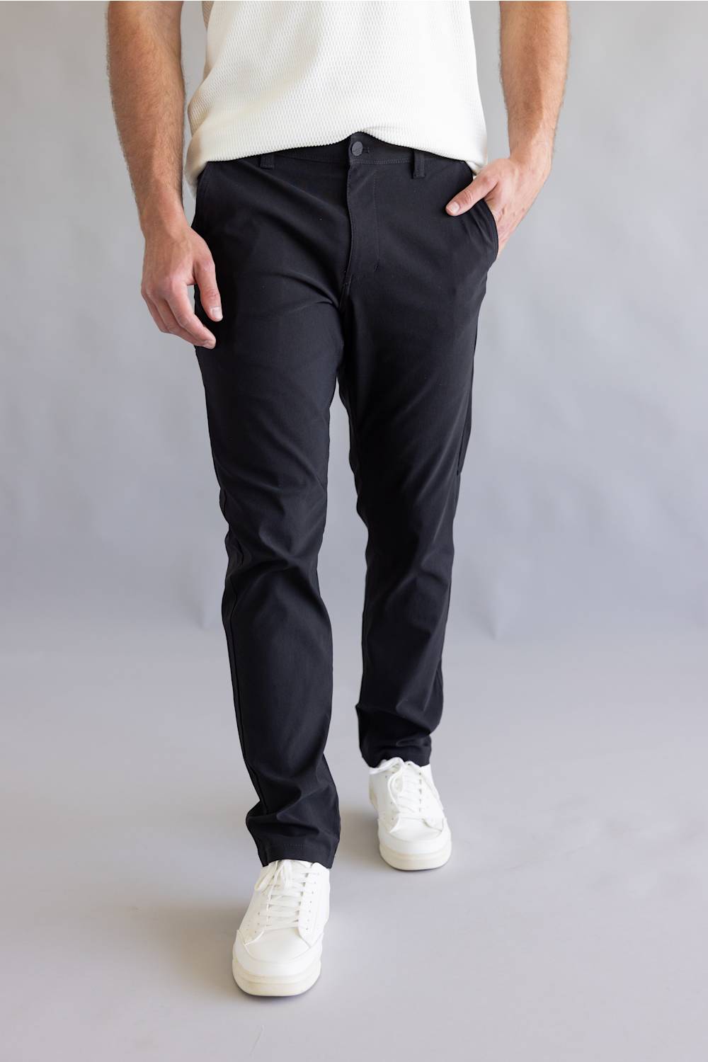 Weatherproof Vintage Faille Utility Pants for Men in Black