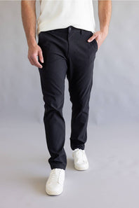 Weatherproof Vintage Faille Utility Pants for Men in Black