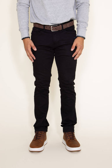 Weatherproof Vintage Straight Fit Jeans for Men in Black