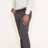 Weatherproof Vintage Stretch Twill Pants for Men in Grey