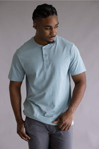 Weatherproof Vintage Sueded Jersey t shirt blue stone