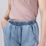 Wishlist Pull On Washed Denim Shorts for Women