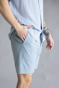 1897 Men 7” Shorts for Men in Grey Blue